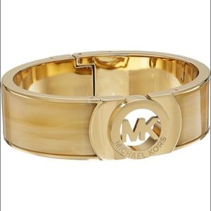 Michael Korda Logo Cuff Bracelet